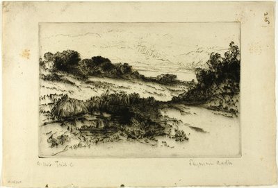Colina del Molino de Viento, No. I de Francis Seymour Haden