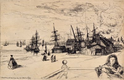 Taberna del Yate, Erith de Francis Seymour Haden