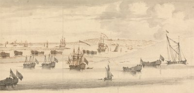 Hulks en el Medway de Francis Swaine