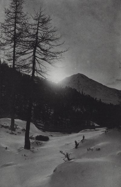 Los Alpes: Cerca de Obergurgl (foto en blanco y negro) de Francis Sydney Smythe