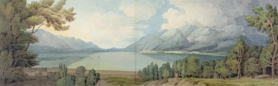 Derwentwater desde el sur de Francis Towne
