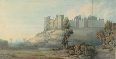 Castillo de Ludlow, Shropshire, 1777 de Francis Towne