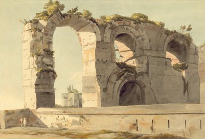 El acueducto de Claudio, Roma de Francis Towne
