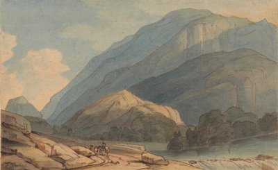 La entrada a Borrowdale, c.1786 de Francis Towne