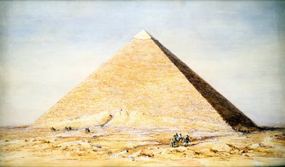 Gran Pirámide de Keops en Giza, Egipto, 4ª dinastía, Reino Antiguo, siglo XXVI a.C. de Francis Vyvyan Jago Arundale