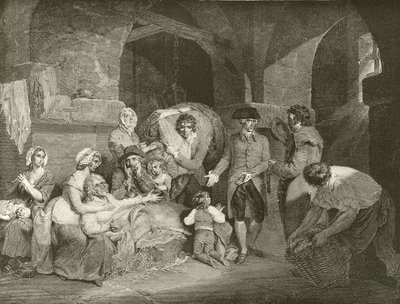 Howard liberando a un prisionero de Francis Wheatley
