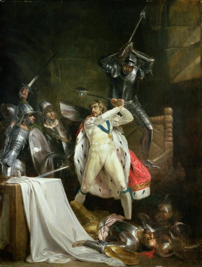 La muerte del rey Ricardo II, c.1792-93 de Francis Wheatley