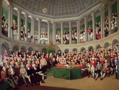 La Casa de los Comunes irlandesa de Francis Wheatley