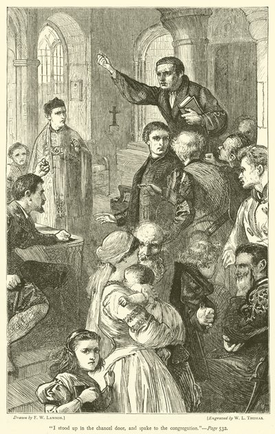 Me levanté en la puerta del presbiterio y hablé a la congregación de Francis Wilfred Lawson