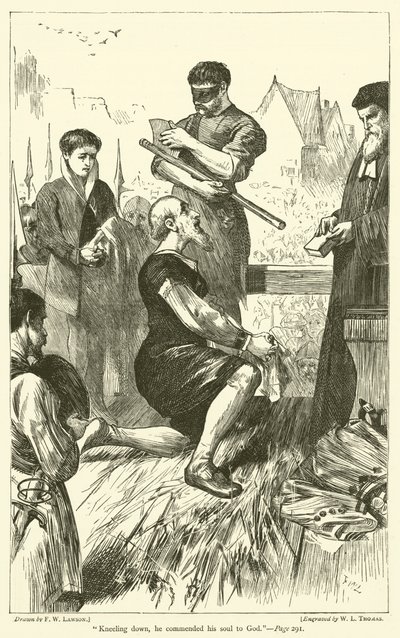 Arrodillándose, encomendó su alma a Dios de Francis Wilfred Lawson