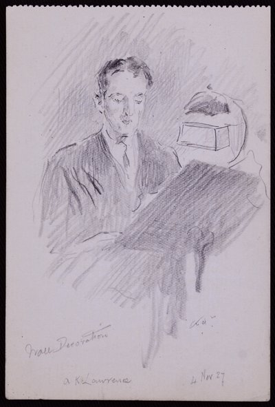 Retrato de AK Lawrence de Francis Wilfred Lawson