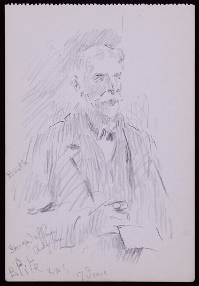 Retrato de A Beresford Pite de Francis Wilfred Lawson