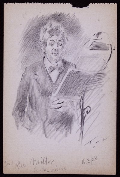 Retrato de Alec Miller de Francis Wilfred Lawson