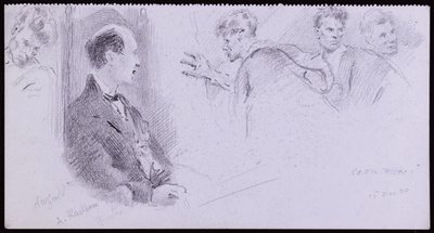 Retrato de Arthur Rackham de Francis Wilfred Lawson