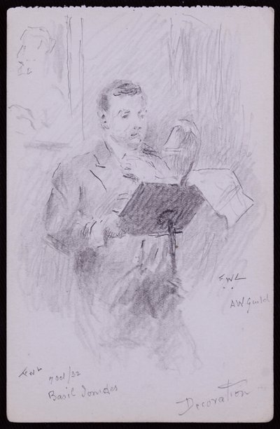 Retrato de Basil Ionides de Francis Wilfred Lawson