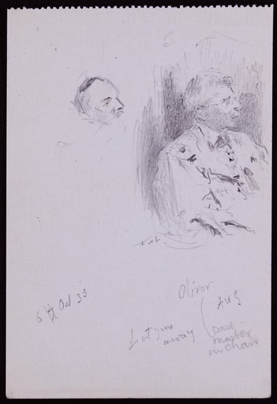 Retrato de Basil Oliver de Francis Wilfred Lawson