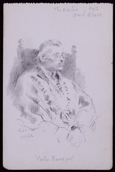 Retrato de Basil Oliver de Francis Wilfred Lawson