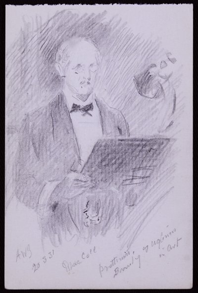 Retrato de DS MacColl de Francis Wilfred Lawson