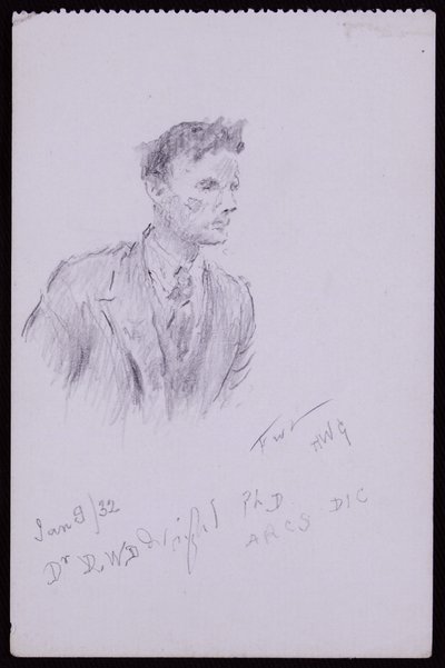 Retrato del Dr. DWD Wright de Francis Wilfred Lawson