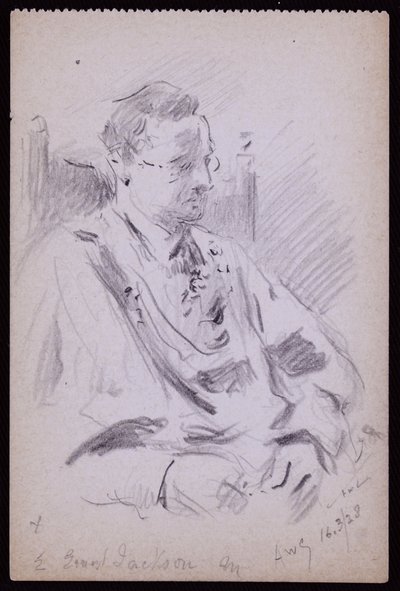 Retrato de Ernest Jackson de Francis Wilfred Lawson