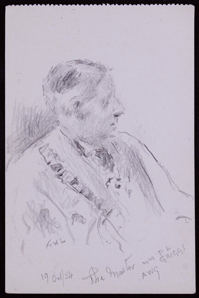 Retrato de FL Griggs de Francis Wilfred Lawson