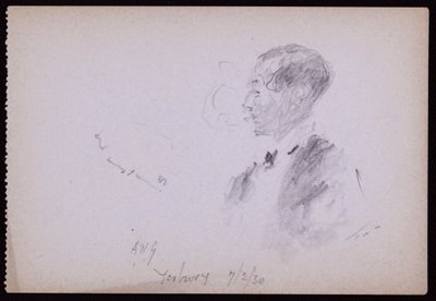 Retrato de FR Yerbury de Francis Wilfred Lawson