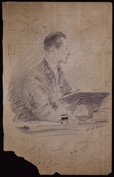Retrato de Francis Troup de Francis Wilfred Lawson