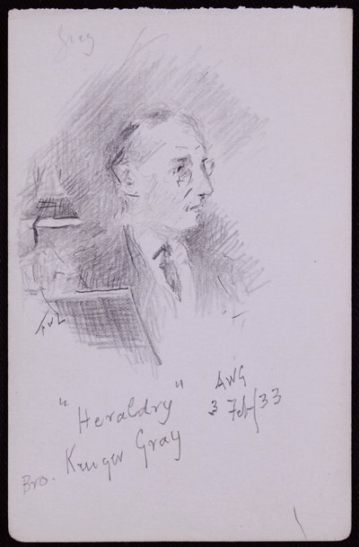 Retrato de George Kruger Gray de Francis Wilfred Lawson