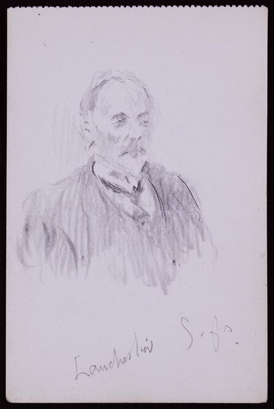 Retrato de HV Lanchester de Francis Wilfred Lawson