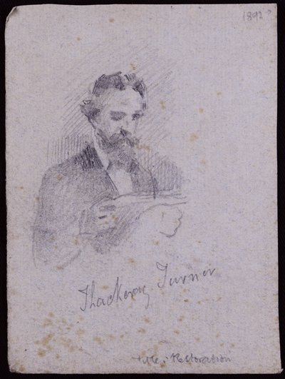 Retrato de H Thackeray Turner de Francis Wilfred Lawson