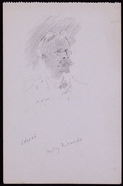 Retrato de Halsey Ricardo de Francis Wilfred Lawson