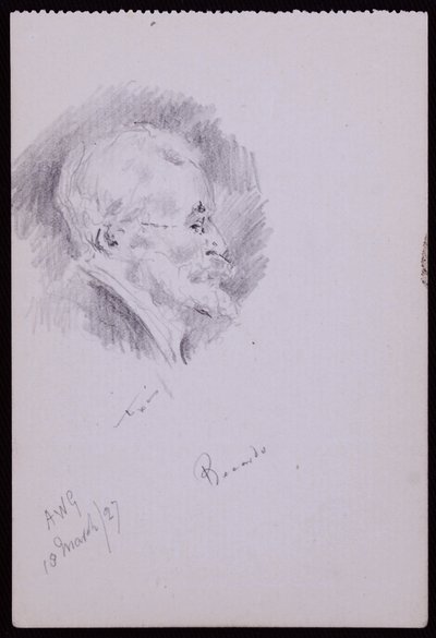 Retrato de Halsey Ricardo de Francis Wilfred Lawson