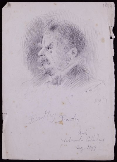 Retrato de JF Bentley de Francis Wilfred Lawson