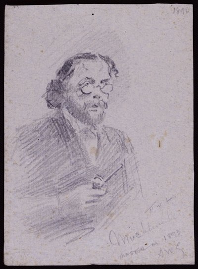 Retrato de JT Micklethwaite de Francis Wilfred Lawson