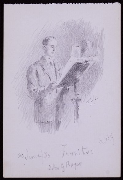 Retrato de John G Rogers de Francis Wilfred Lawson