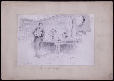 Retrato de Karl Krall de Francis Wilfred Lawson
