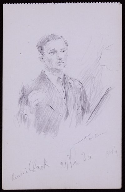 Retrato de Kenneth Clarke de Francis Wilfred Lawson