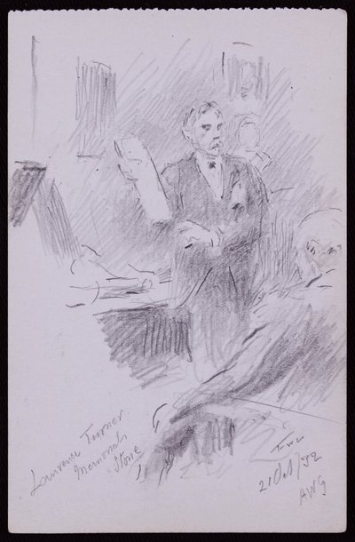 Retrato de Laurence Turner de Francis Wilfred Lawson
