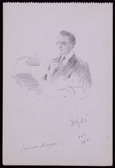 Retrato de Lawrence Binyon de Francis Wilfred Lawson