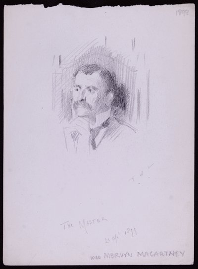 Retrato de Mervyn Macartney de Francis Wilfred Lawson
