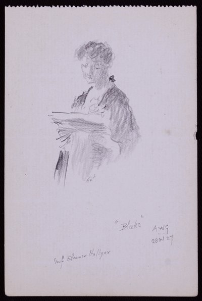 Retrato de la Srta. Eleanor Hellyer de Francis Wilfred Lawson