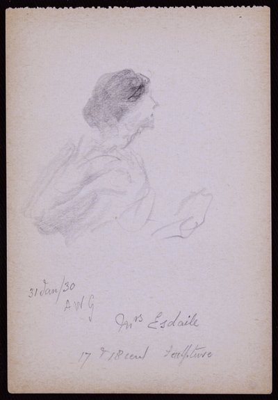 Retrato de la Sra. Arundel Esdaile de Francis Wilfred Lawson