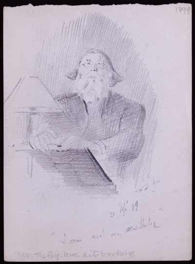 Retrato de North de Francis Wilfred Lawson