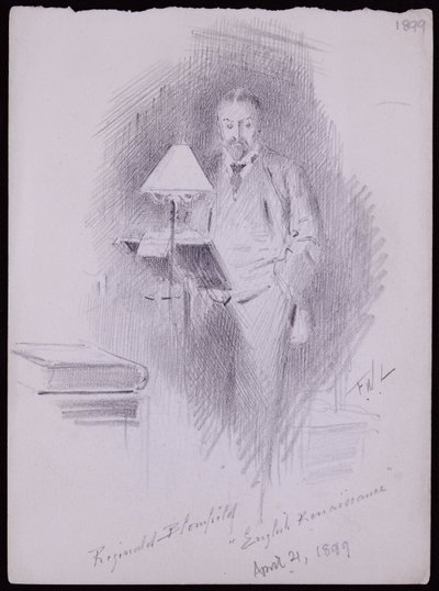 Retrato de Reginald Blomfield de Francis Wilfred Lawson