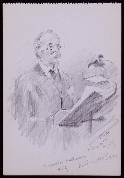 Retrato de Reginald Hallward de Francis Wilfred Lawson