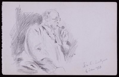 Retrato de Sir Edwin Lutyens de Francis Wilfred Lawson