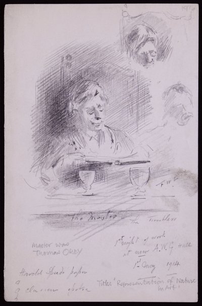 Retrato de Thomas Okey de Francis Wilfred Lawson