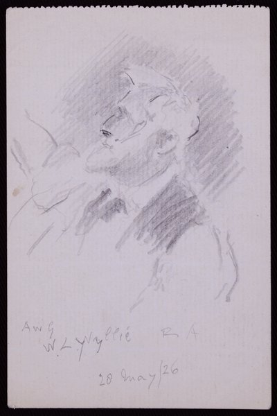 Retrato de WL Wyllie de Francis Wilfred Lawson