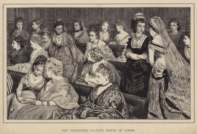 La Galería de las Damas, Cámara de los Lores de Francis Wilfred Lawson