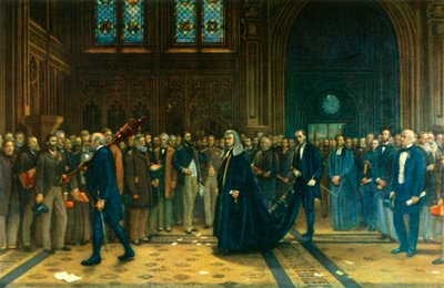 La procesión del orador, 1884 de Francis Wilfrid Lawson